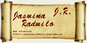 Jasmina Radmilo vizit kartica